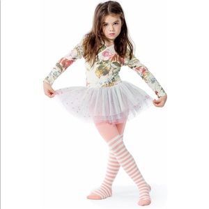 Organic Cotton Leotard Vintage Rose Dress